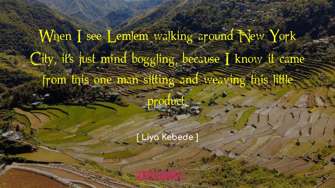 Weaving quotes by Liya Kebede