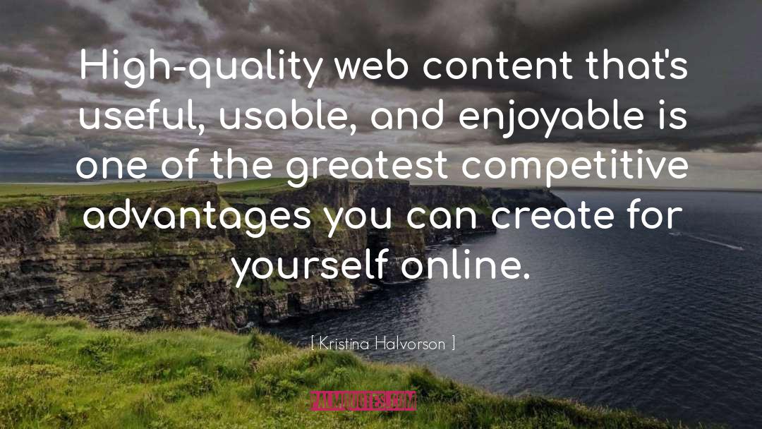 Web Content quotes by Kristina Halvorson