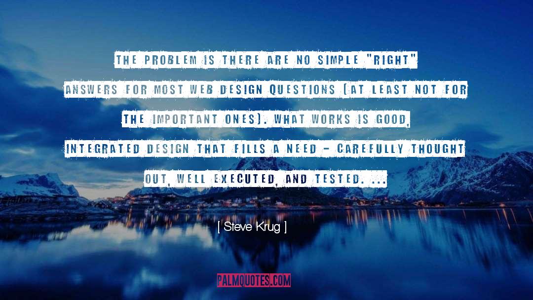 Web Design Company quotes by Steve Krug