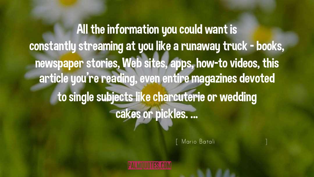 Web Master quotes by Mario Batali