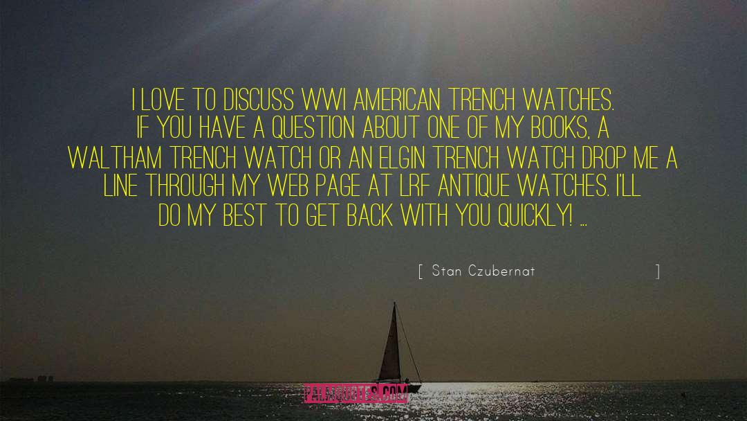 Web Page quotes by Stan Czubernat