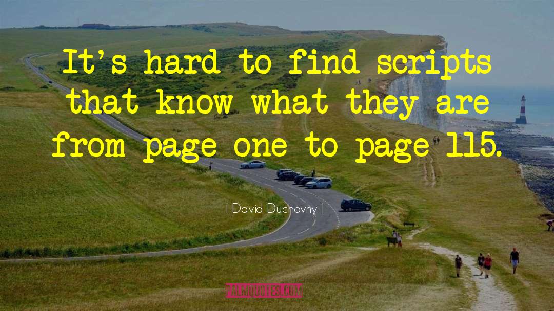 Web Page quotes by David Duchovny