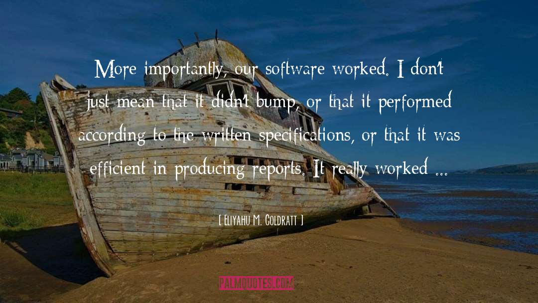 Webcast Software quotes by Eliyahu M. Goldratt