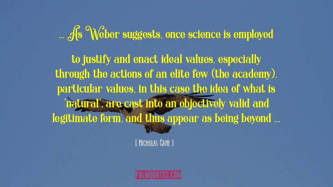 Weber quotes by Nicholas Gane