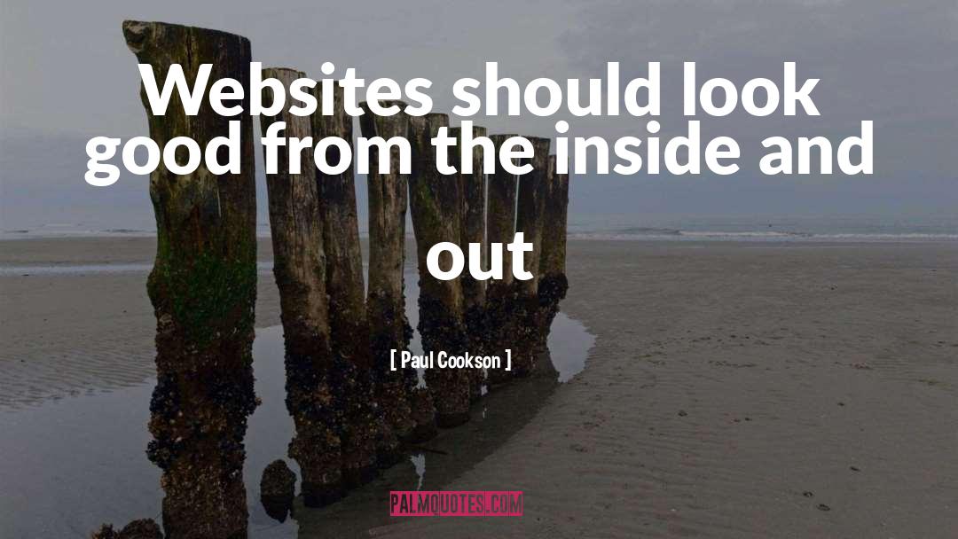 Websites quotes by Paul Cookson