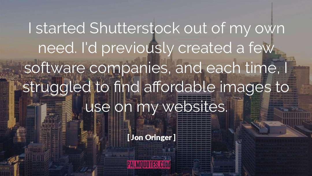 Websites quotes by Jon Oringer