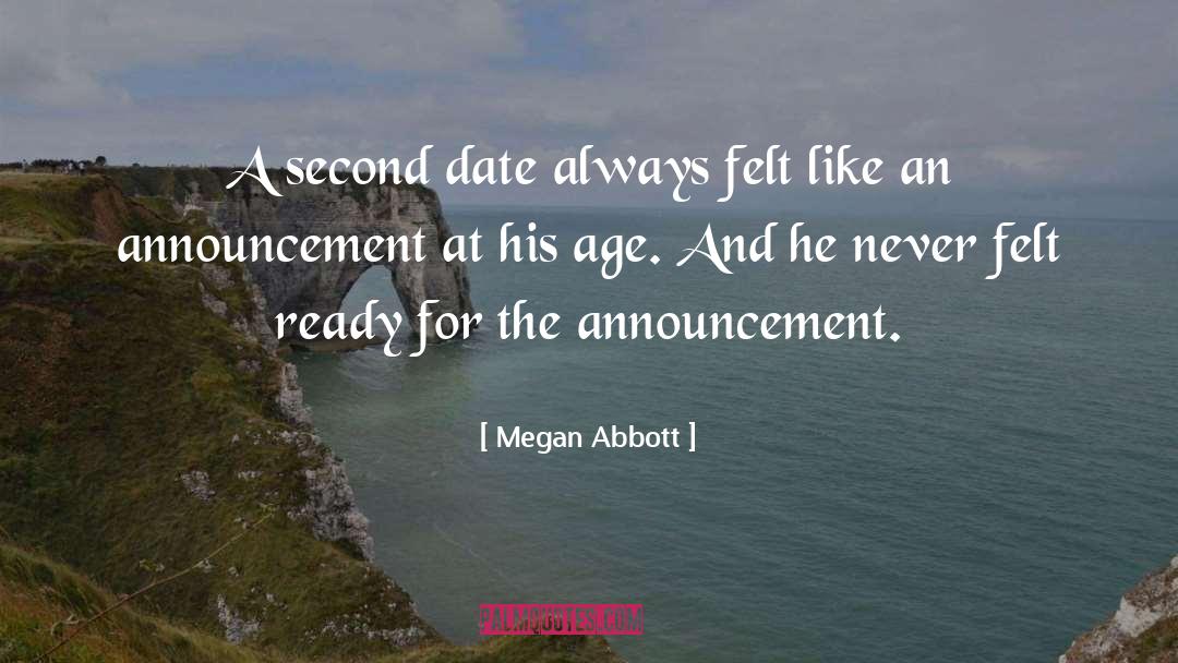 Wedding Announcement quotes by Megan Abbott