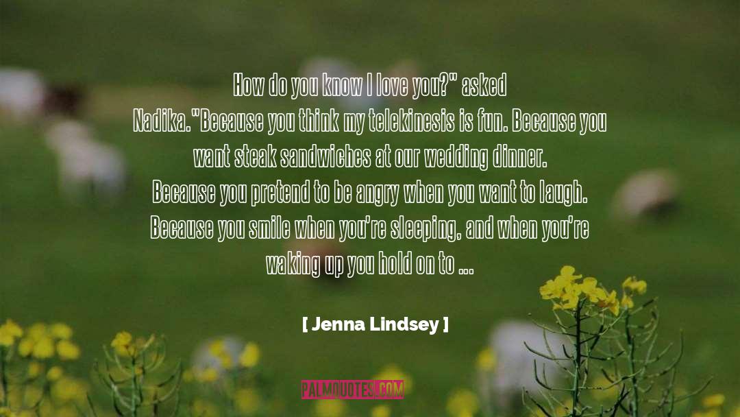 Wedding Banquet quotes by Jenna Lindsey