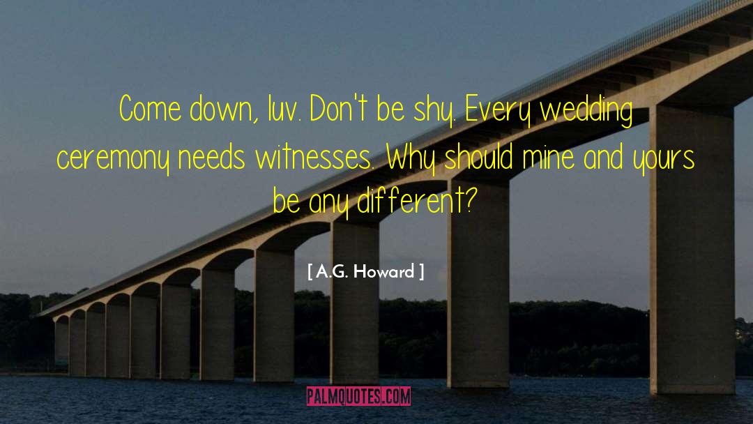 Wedding Ceremony quotes by A.G. Howard