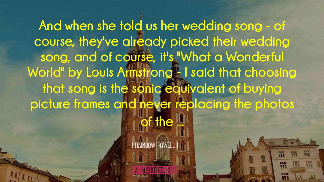Wedding Crasher quotes by Rainbow Rowell