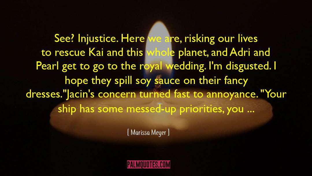 Wedding Crasher quotes by Marissa Meyer