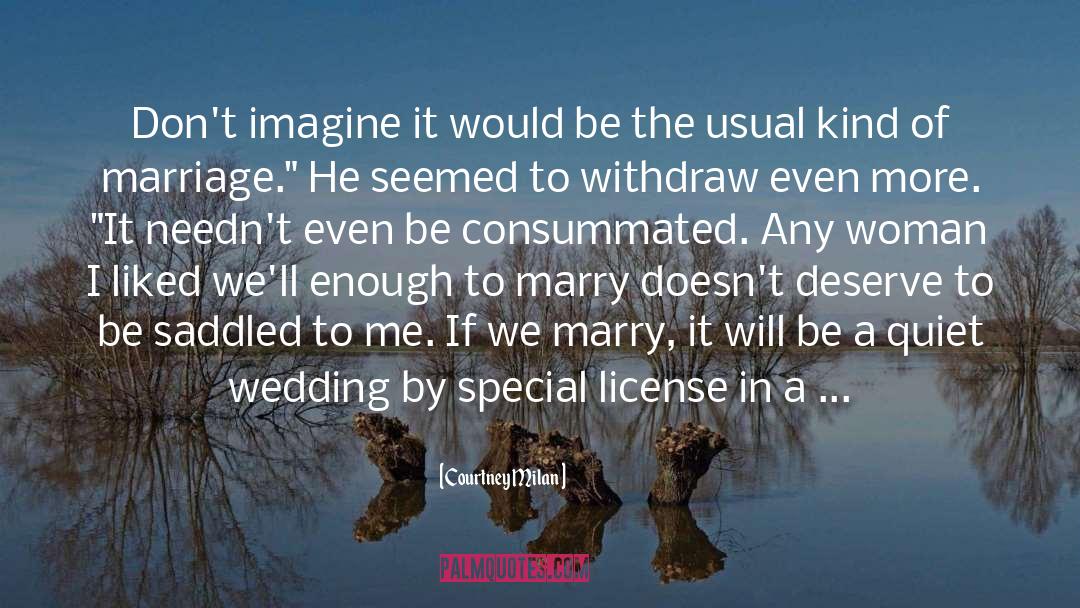 Wedding License quotes by Courtney Milan