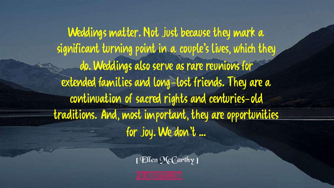 Wedding Marquee quotes by Ellen McCarthy