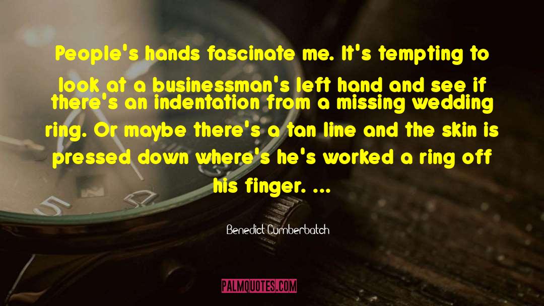 Wedding Ring quotes by Benedict Cumberbatch