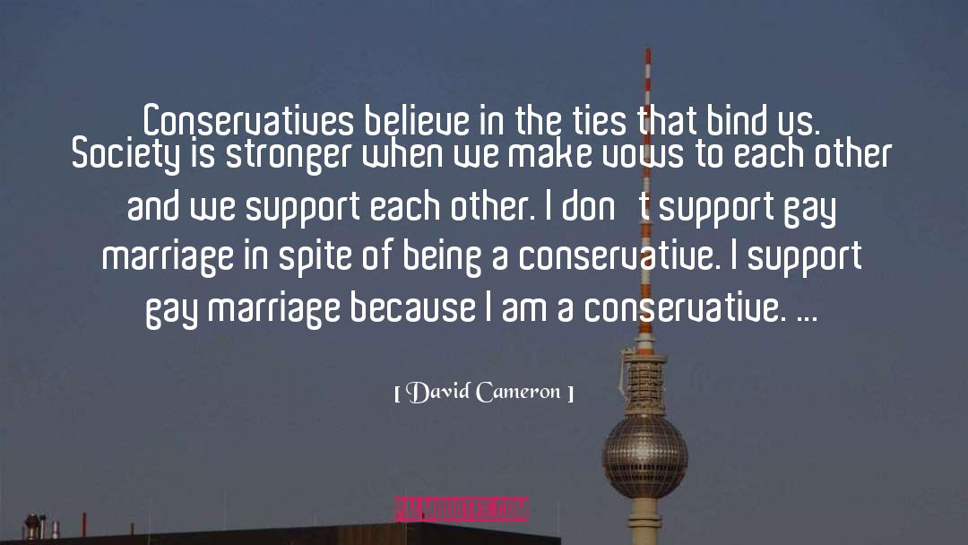 Wedidng Vows quotes by David Cameron