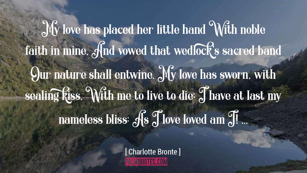 Wedlock quotes by Charlotte Bronte