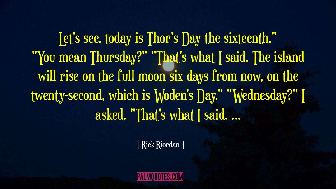 Wednesday quotes by Rick Riordan