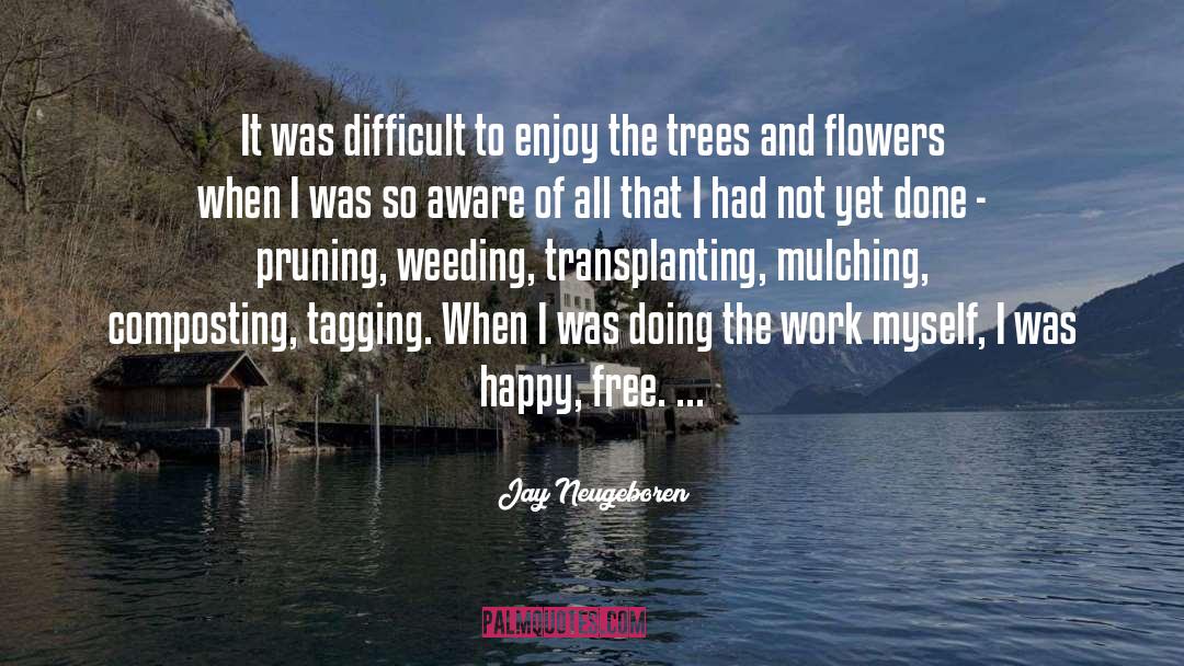 Weeding quotes by Jay Neugeboren