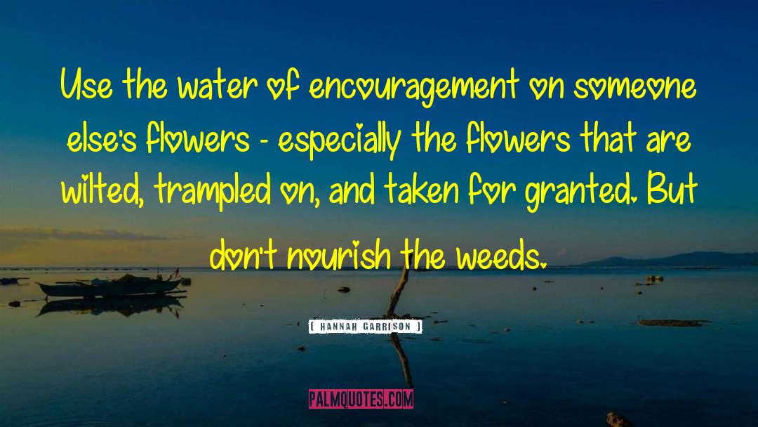 Weeds quotes by Hannah Garrison