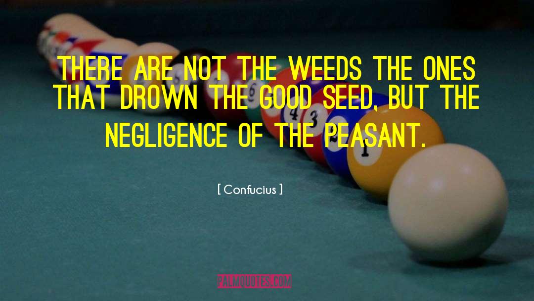 Weeds quotes by Confucius