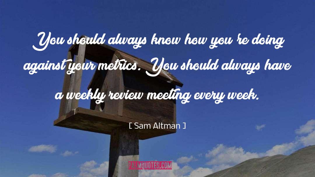 Weekly quotes by Sam Altman