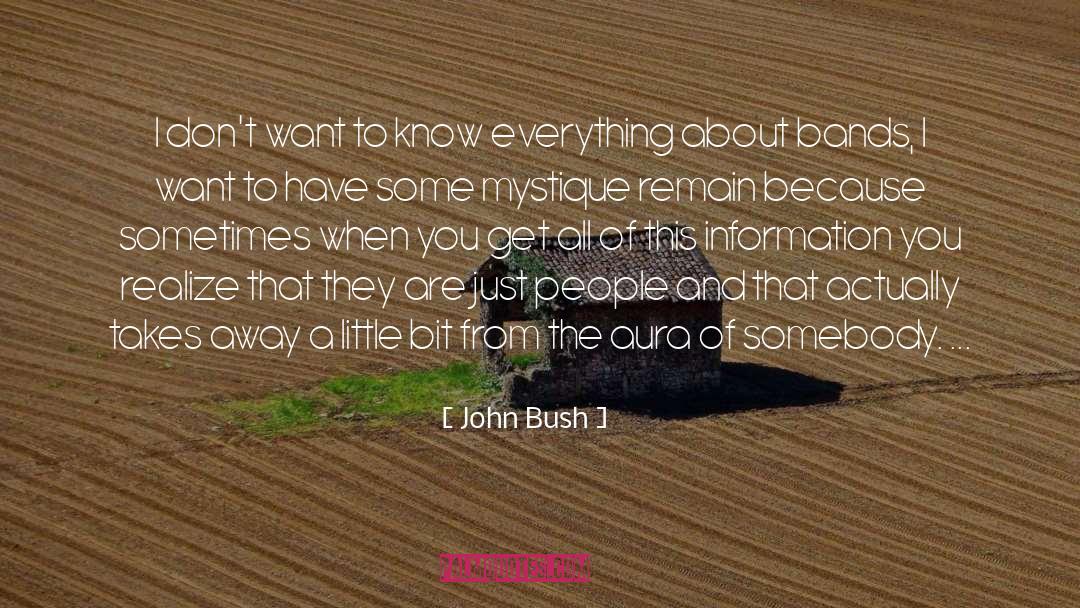 Weepies All That I Want quotes by John Bush