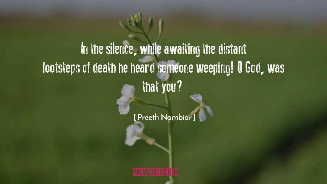 Weeping quotes by Preeth Nambiar