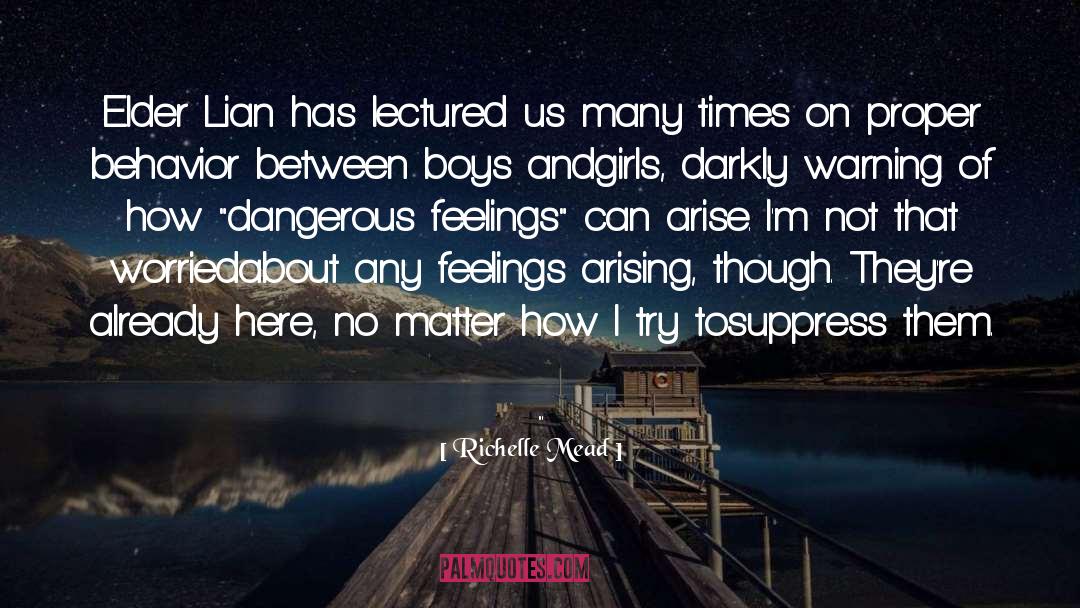 Wei Wang quotes by Richelle Mead