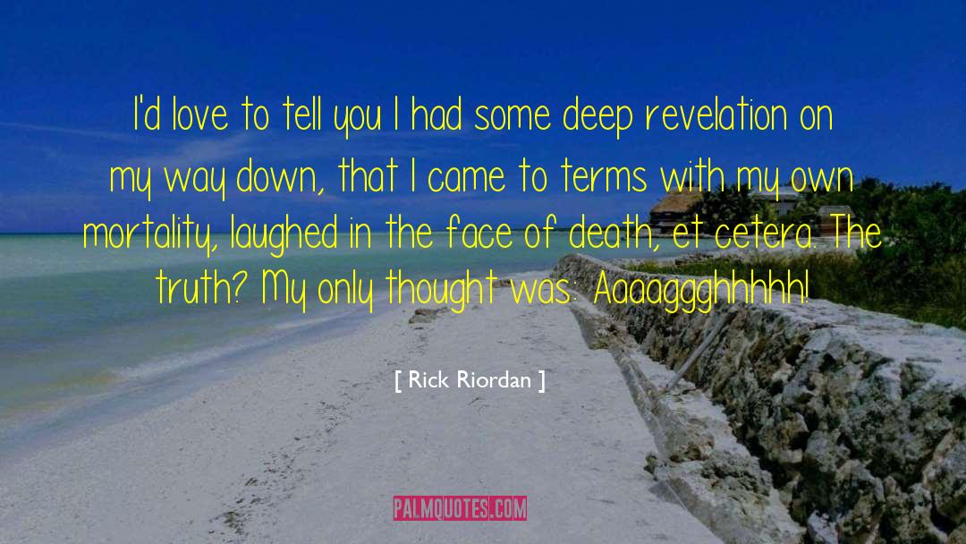 Weigh Down quotes by Rick Riordan