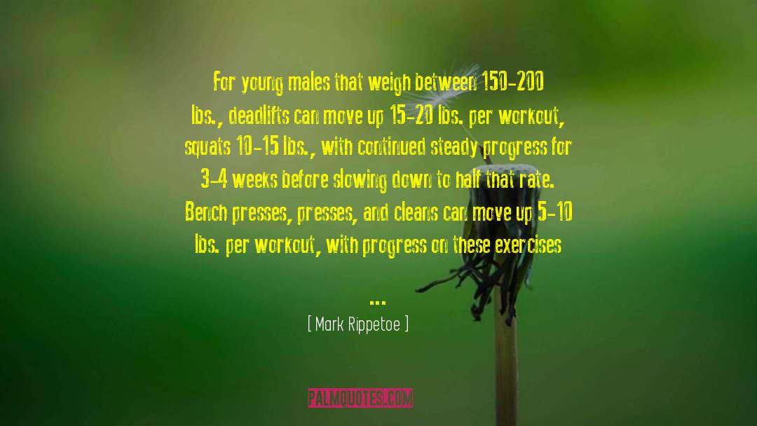 Weigh quotes by Mark Rippetoe