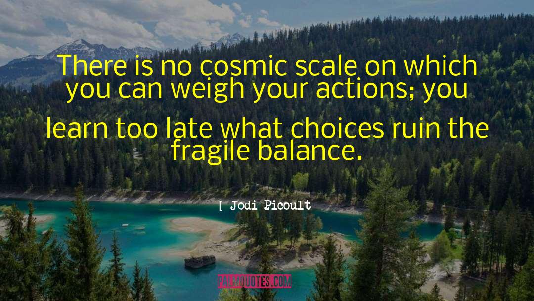 Weighing Actions quotes by Jodi Picoult