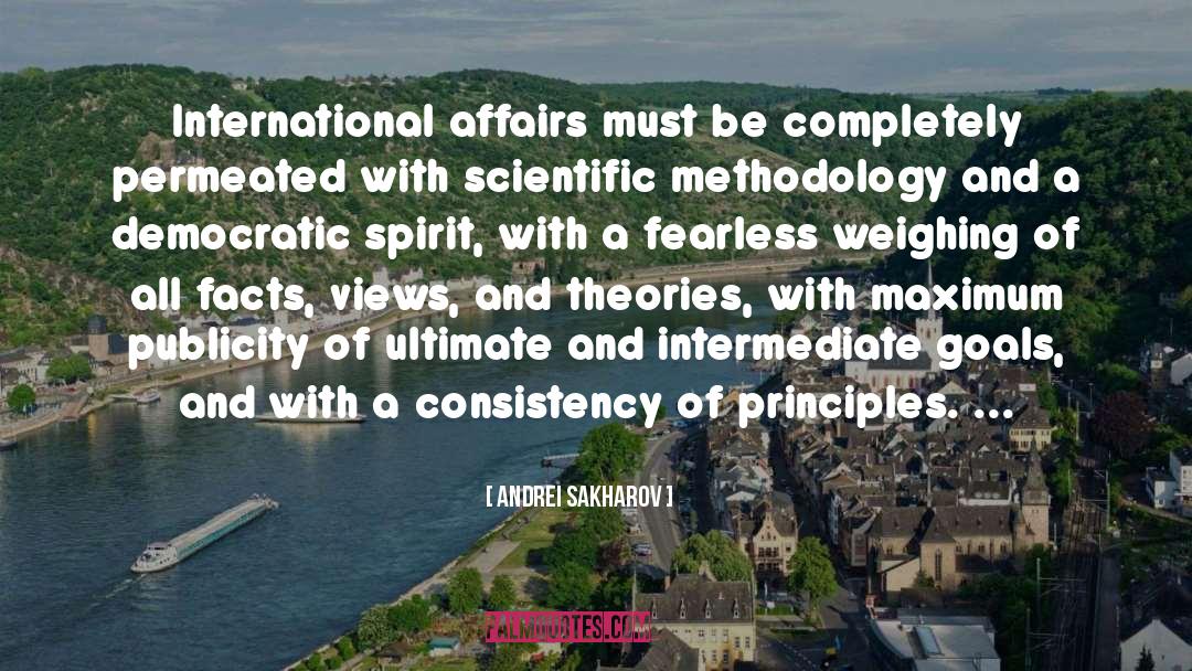 Weighing quotes by Andrei Sakharov