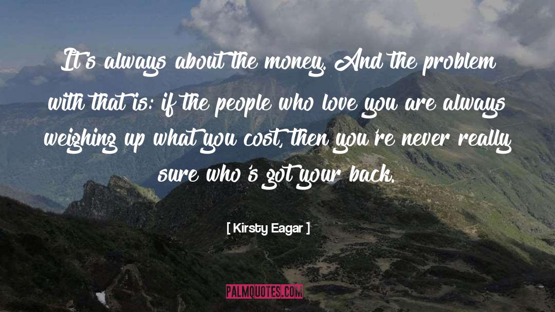 Weighing quotes by Kirsty Eagar