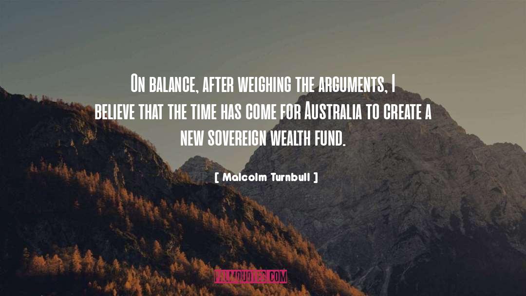 Weighing quotes by Malcolm Turnbull