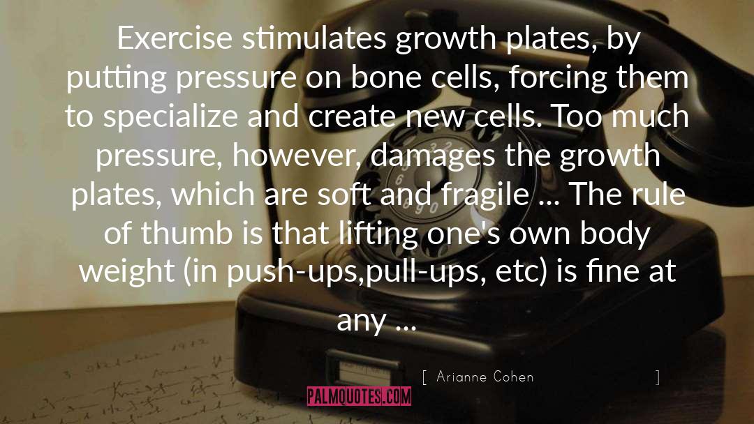 Weight Lifting quotes by Arianne Cohen