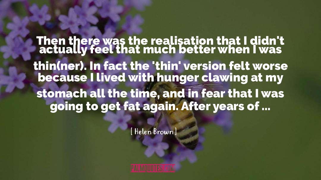 Weight Loss Retreat quotes by Helen Brown