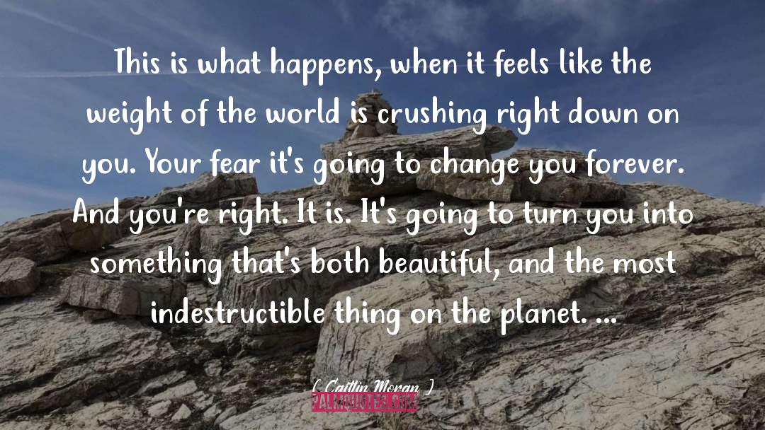 Weight Of The World quotes by Caitlin Moran