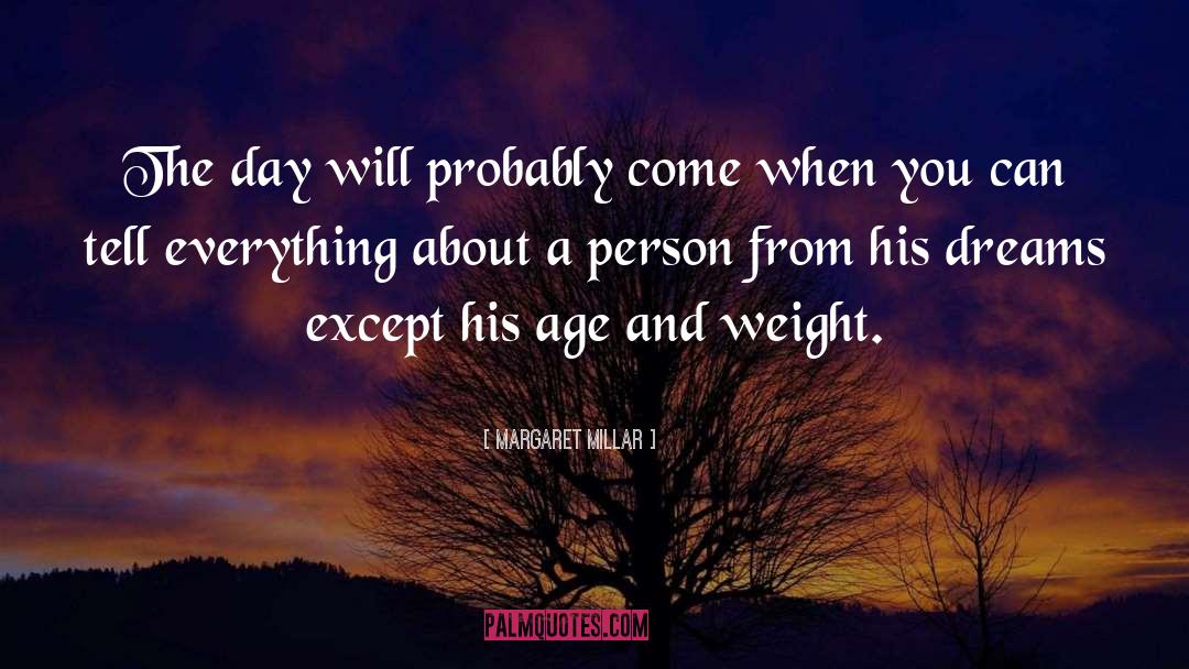 Weight quotes by Margaret Millar