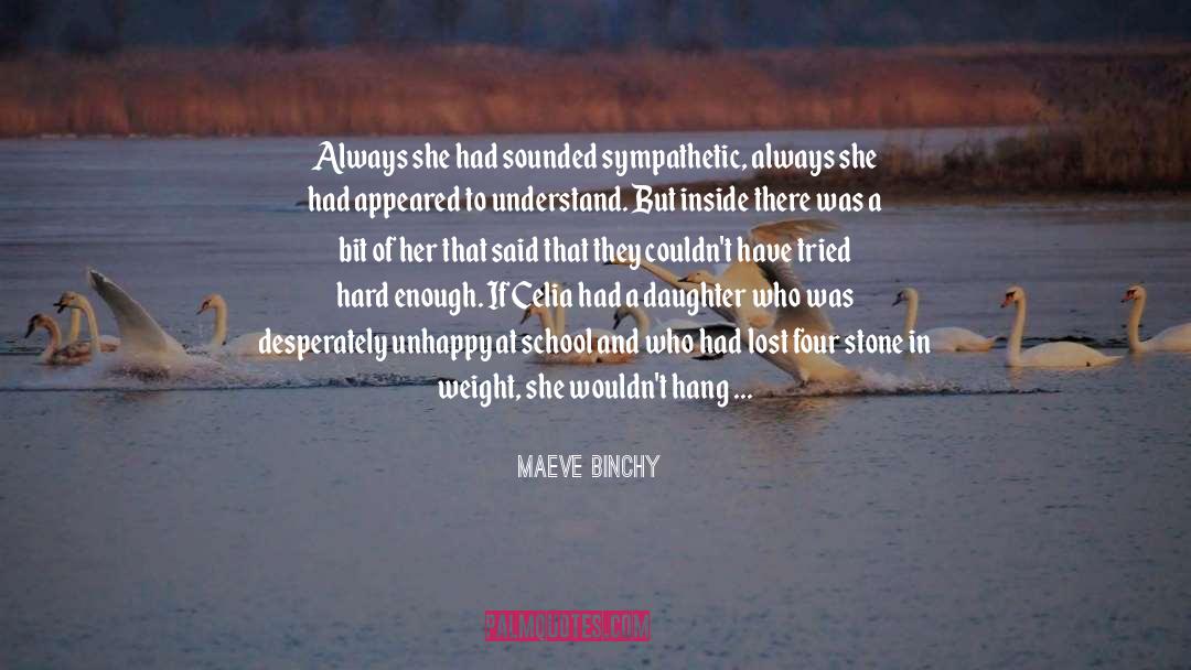 Weight quotes by Maeve Binchy