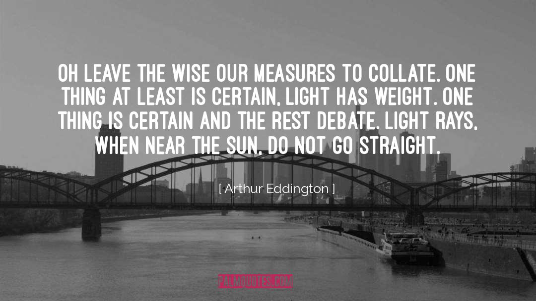 Weight Shaming quotes by Arthur Eddington