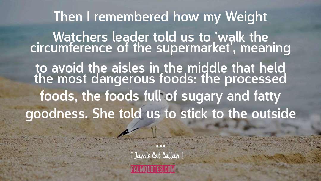 Weight Watchers quotes by Jamie Cat Callan