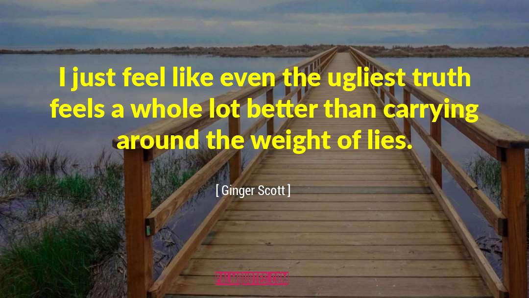 Weight Watchers quotes by Ginger Scott