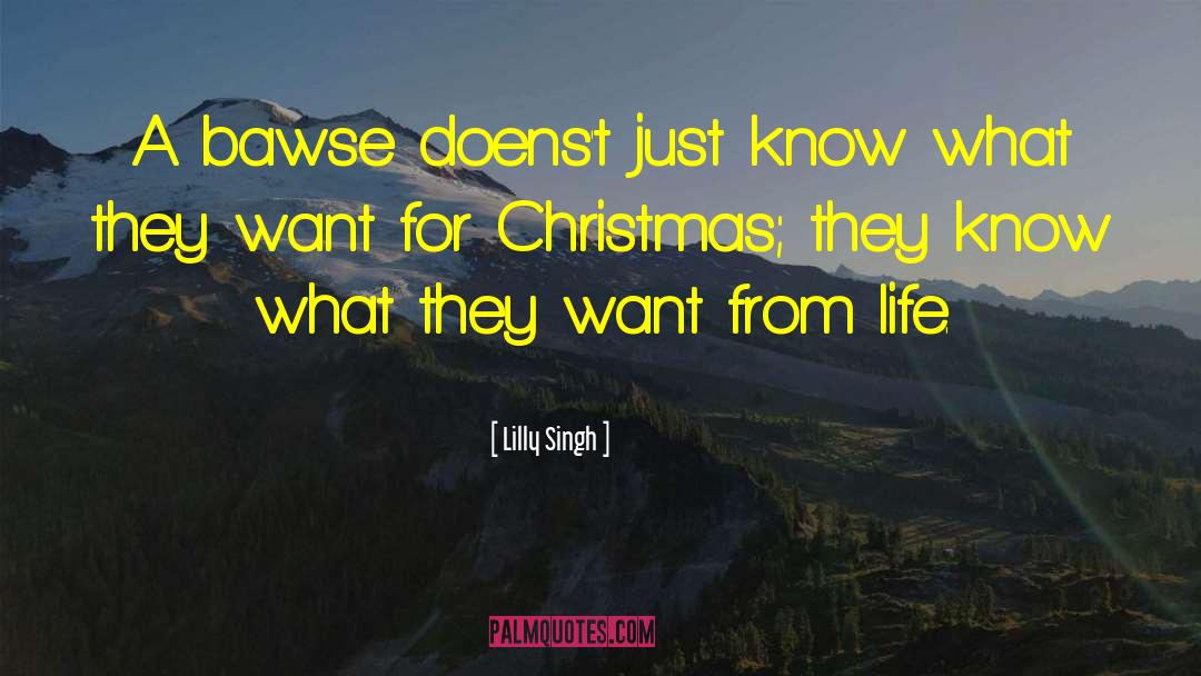 Weighting For Christmas quotes by Lilly Singh