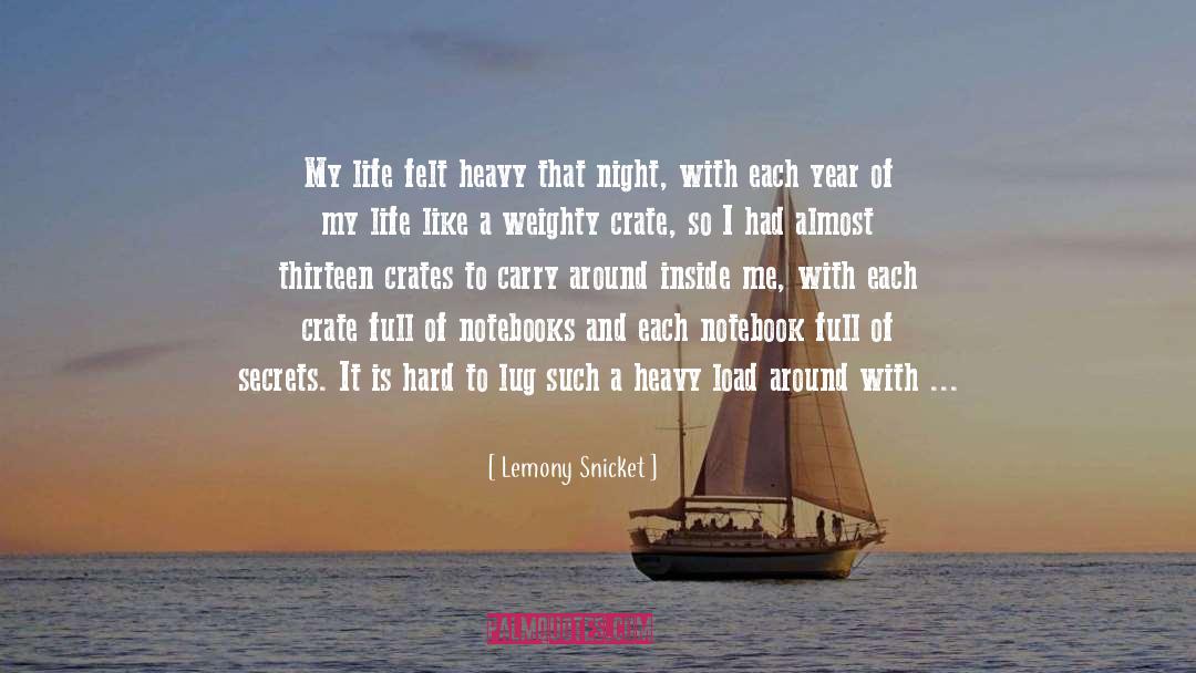 Weighty quotes by Lemony Snicket