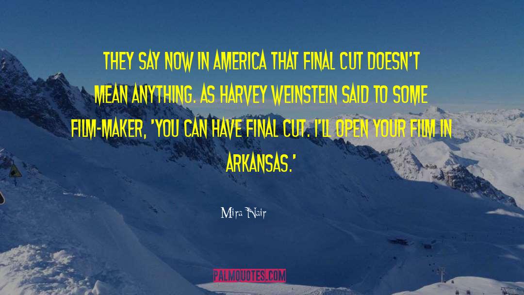 Weinstein quotes by Mira Nair