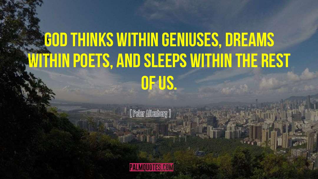 Weird Dream quotes by Peter Altenberg