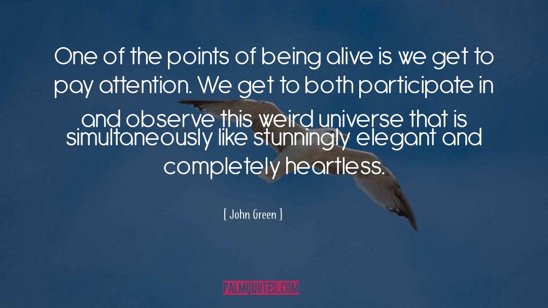 Weird quotes by John Green