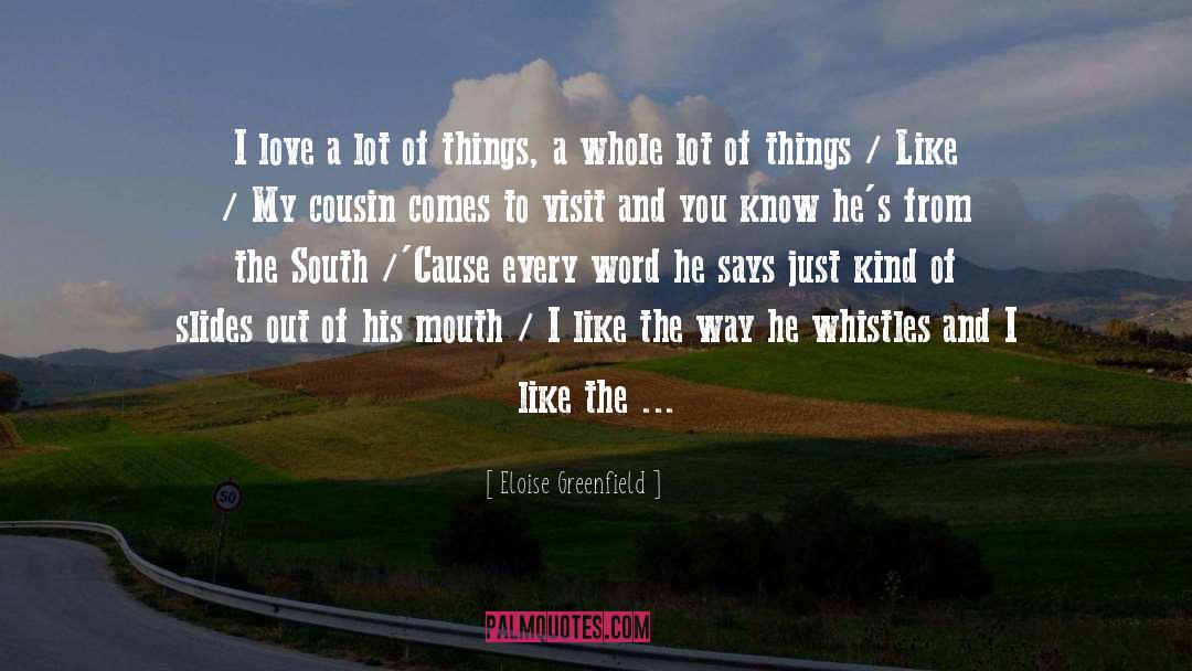 Weird Things quotes by Eloise Greenfield