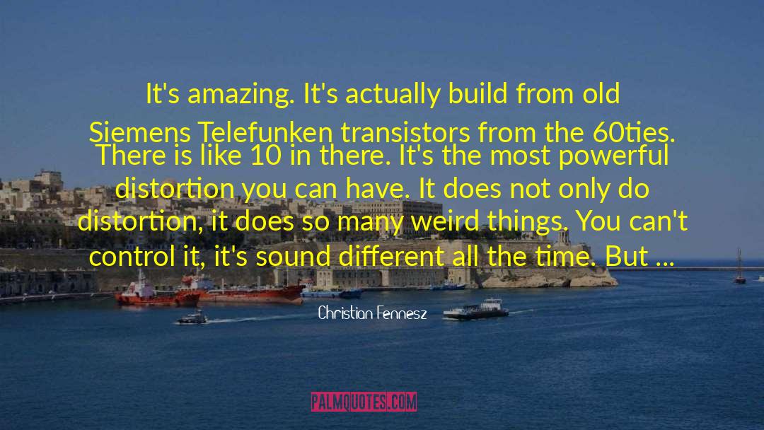 Weird Things quotes by Christian Fennesz