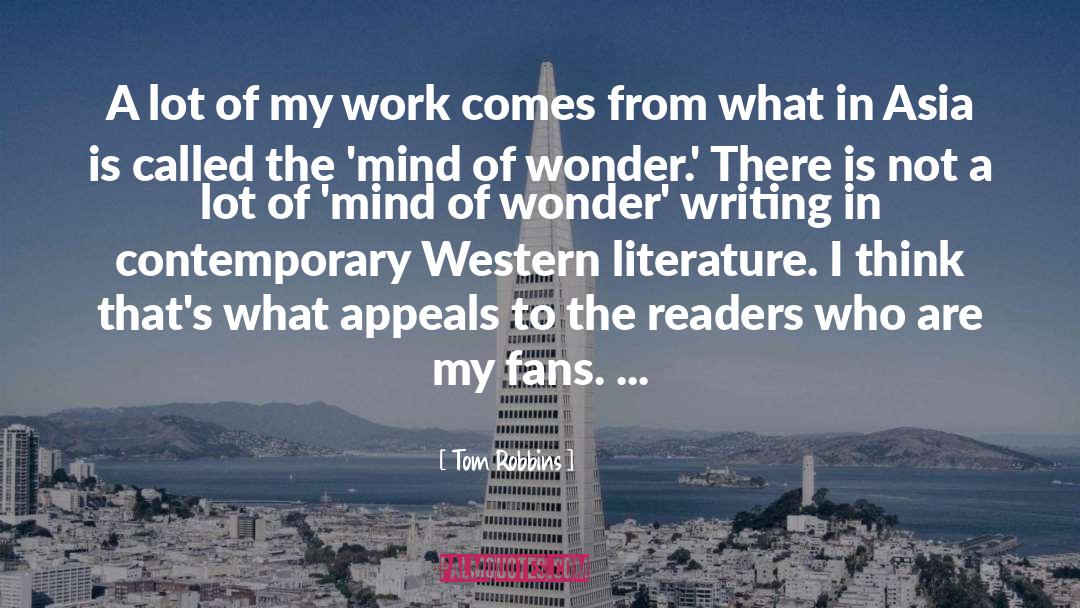 Weird Western quotes by Tom Robbins
